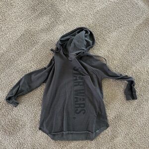 Disney Star Wars Heather Gray Sweatshirt